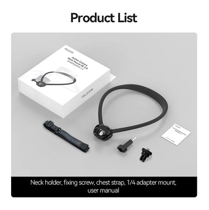 TELESIN Phone Action Camera 2 in 1 Neck Hold Mount
