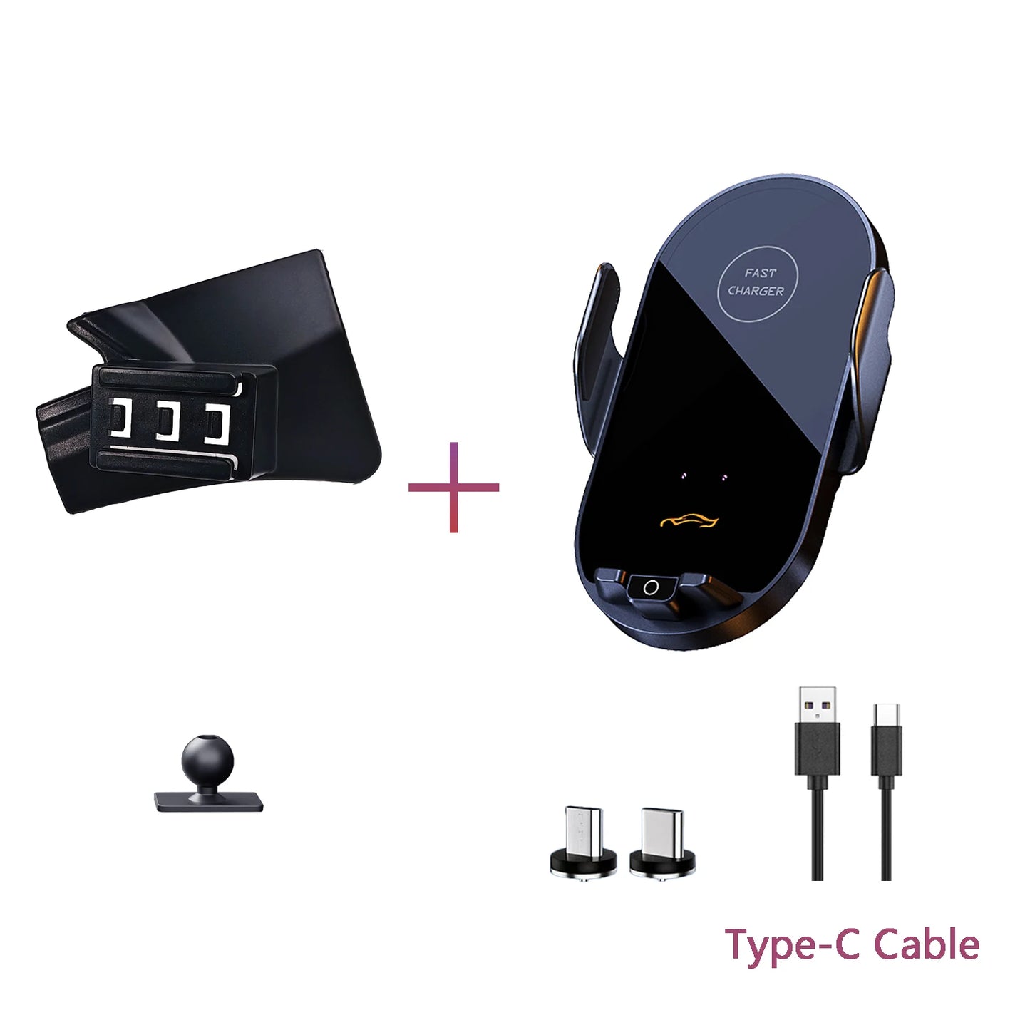 Wireless Charging Magnetic Phone Holder Car Magsafe