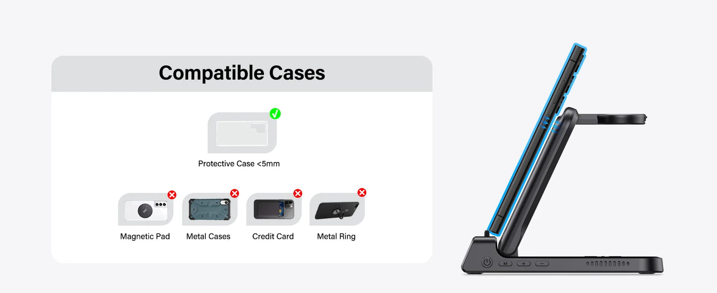 703S Wireless Charger Charging Station for Galaxy Watch