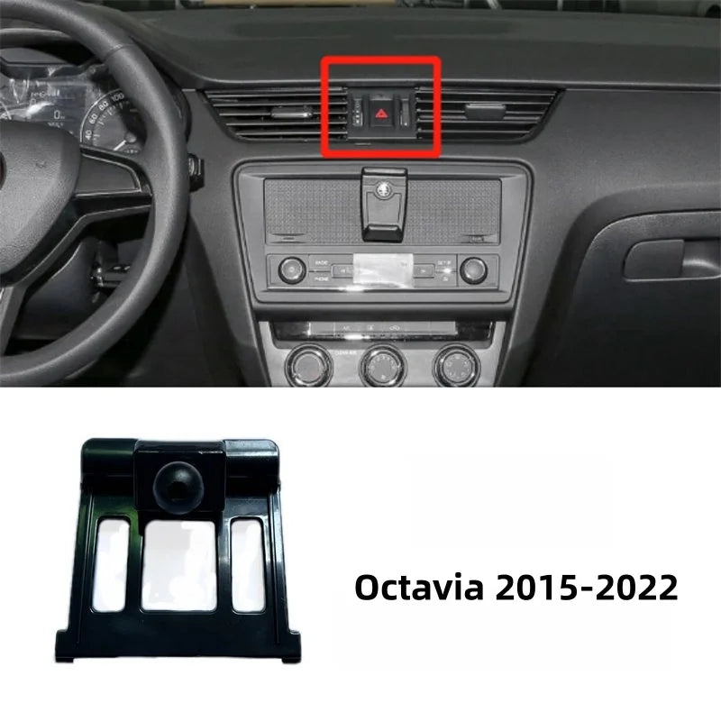 For Skoda Interior Phone Holder Stand Base Mount Bracket