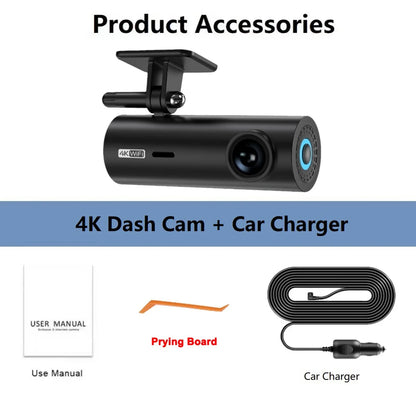 Car Dvr Dashcam 4K Dash Cam For Cars Drive Video Recorder
