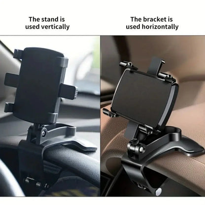 360° Rotation Car Phone Holder Stand Dashboard Car Clip