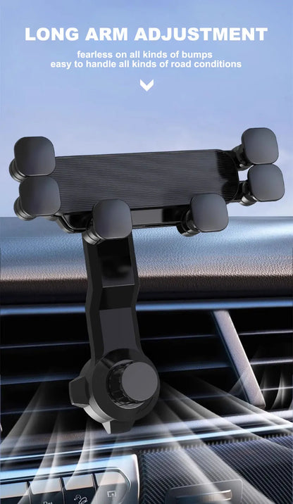 SEAMETAL Car Phone Holder Gravity Auto Cellphone Stand Mount