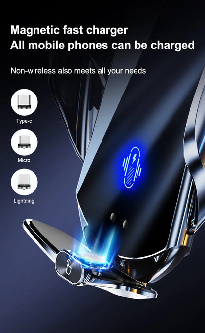 Car Mount Wireless Charging Stand Vehicle Phone Mounts