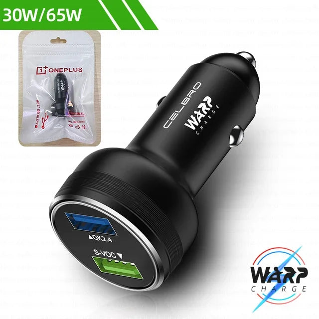 Car USB Phone Charger Fast Charging For Oneplus