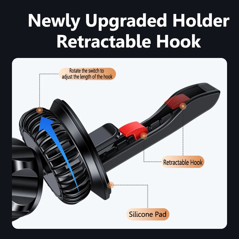 Magnetic Phone Holder Compatible With MagSafe Car Mount