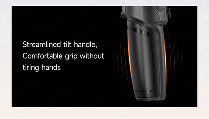 Foldable 3-Axis Phone Gimbal Stabilizer with Telescopic Rod