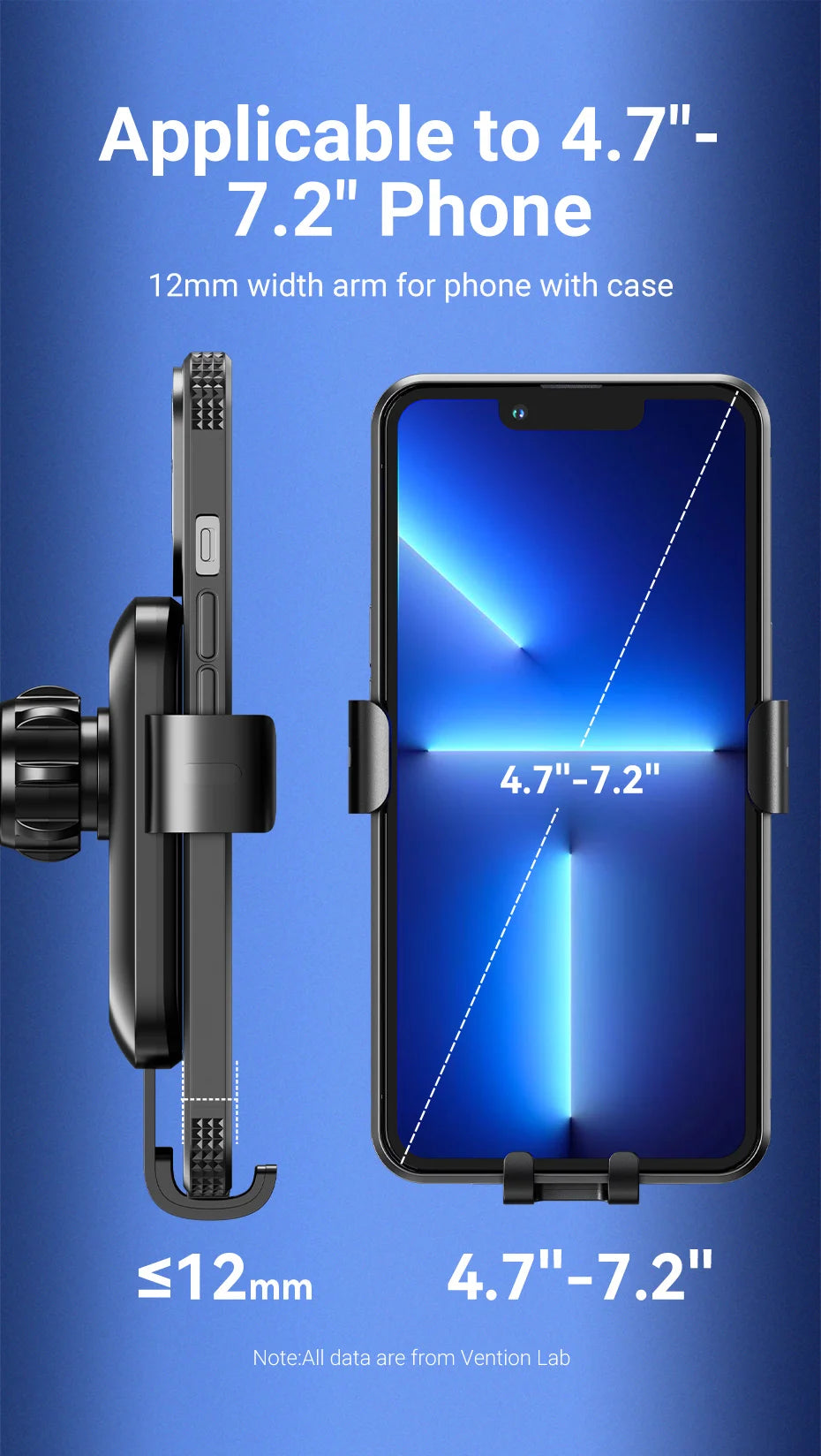 Vention Car Phone Holder Gravity Phone Stand