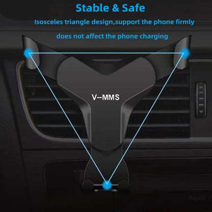 Gravity Car Holder For Phone in Car Air Vent Mount