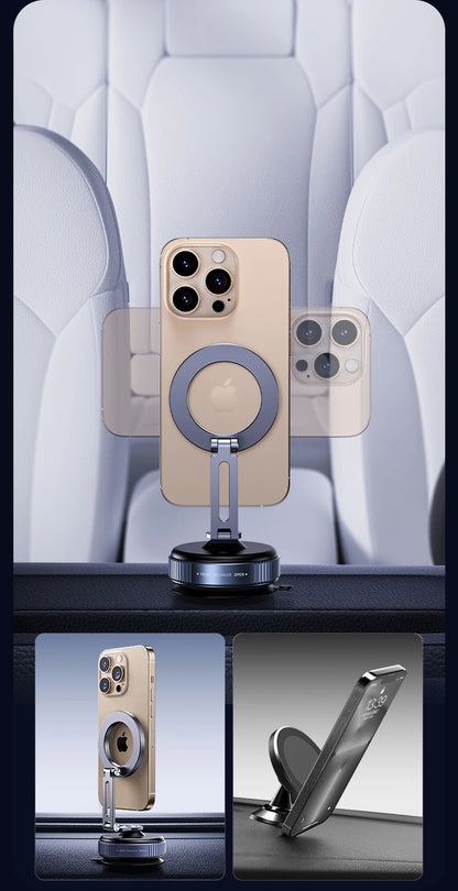 Vacuum Adsorption Car Magnetic Phone Holder