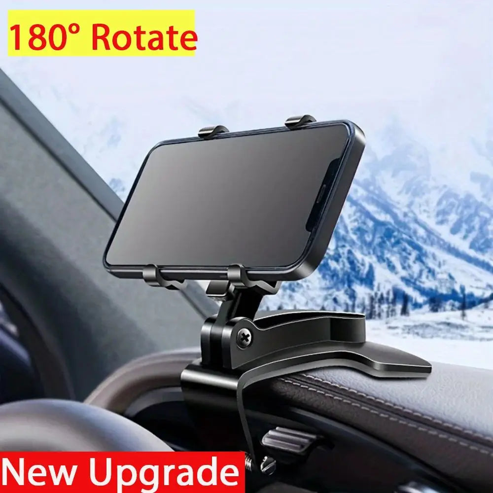 360° Rotation Car Phone Holder Stand Dashboard Car Clip