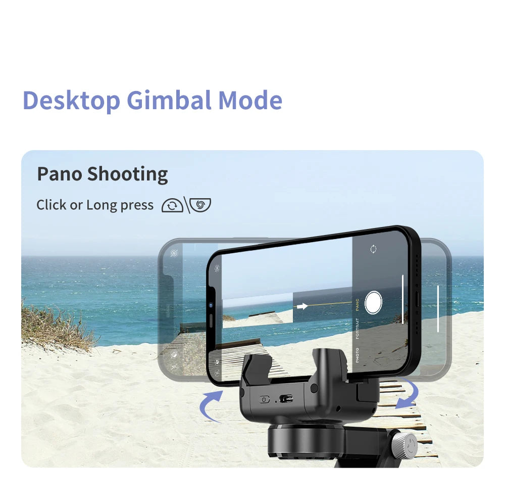 Bluetooth Smartphone Gimbal Stabilizer with Extendable Stick