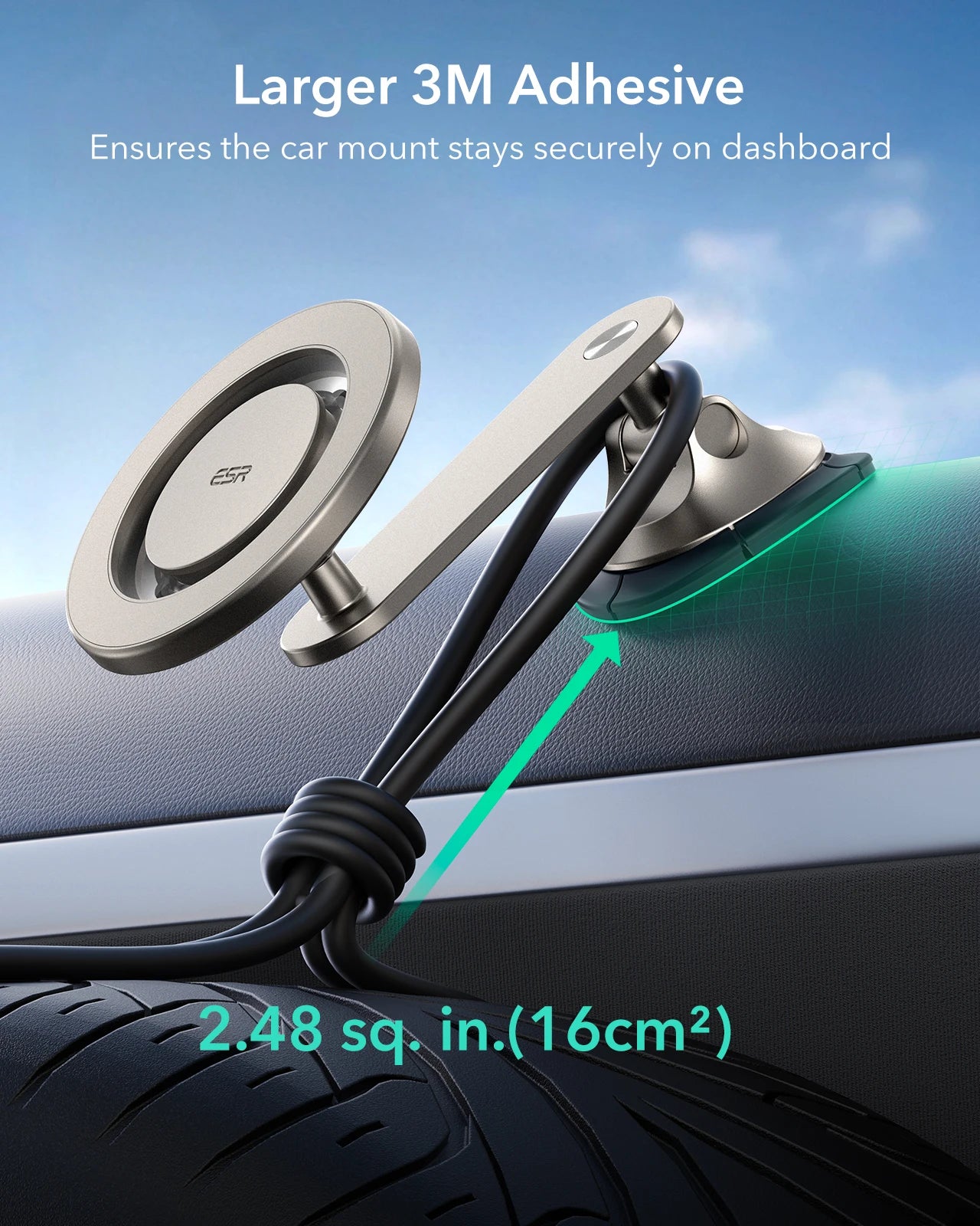 ESR for MagSafe Car Mount Dashboard Magnetic Phone Holder