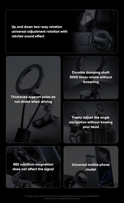 Magnetic Magsafe Car Phone Holder For Vehicles Mobile Support