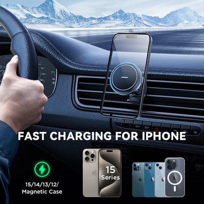 JOYROOM Magnetic Car Mount Charger Cooling Fast Charging