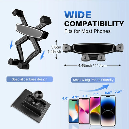 Car Gravity Phone Holder For Fiat