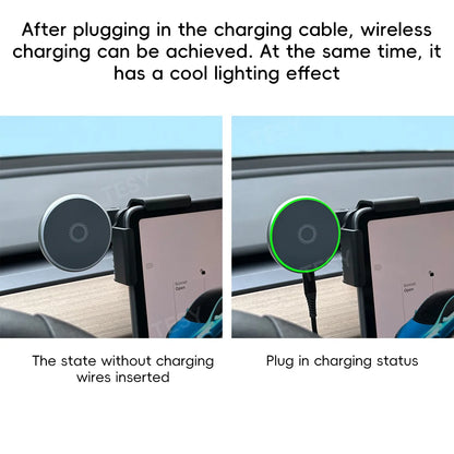 Car Phone Mount Holder 15W Magnetic Magsafe Wireless Charger