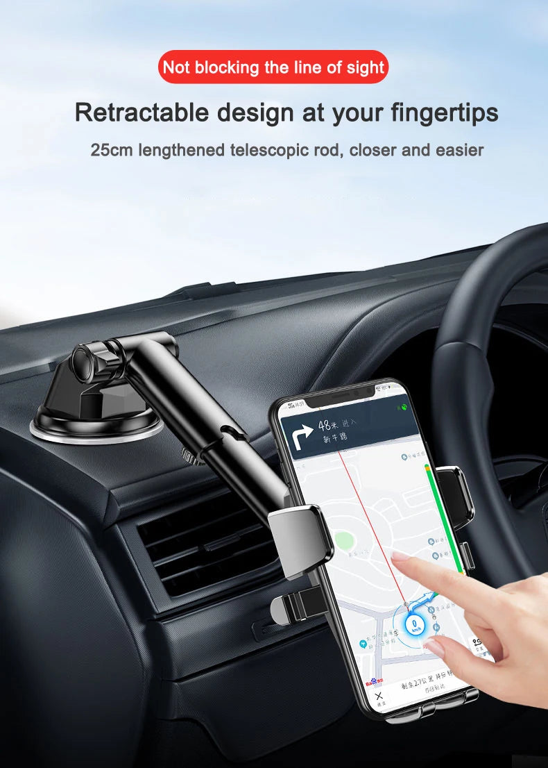 New Universal Sucker Car Phone Holder 360 Rotatable Support