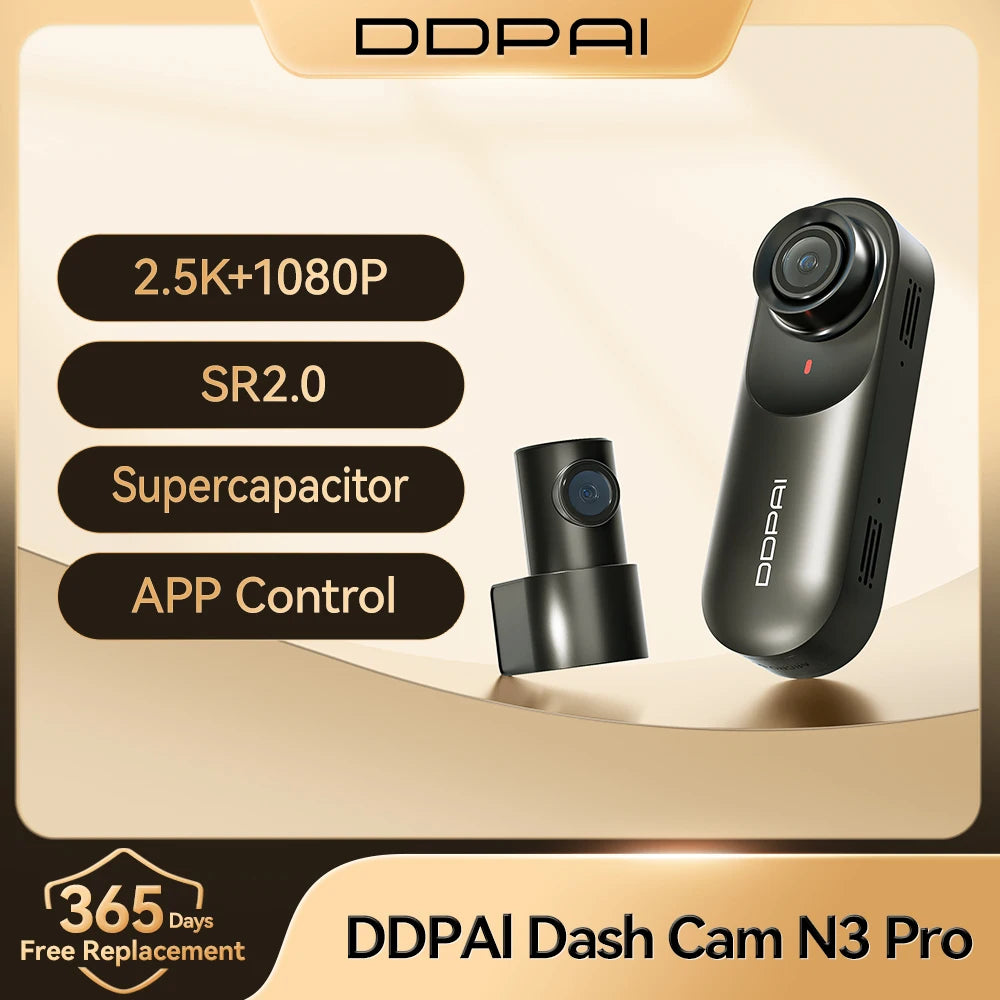DDPAI Mola N3 Pro Dash Camera Driving Vehicle Cam