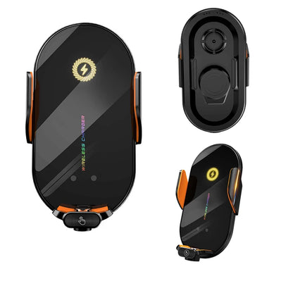 Car Wireless Phone Holder Stand 66W Fast Charging Station Charger