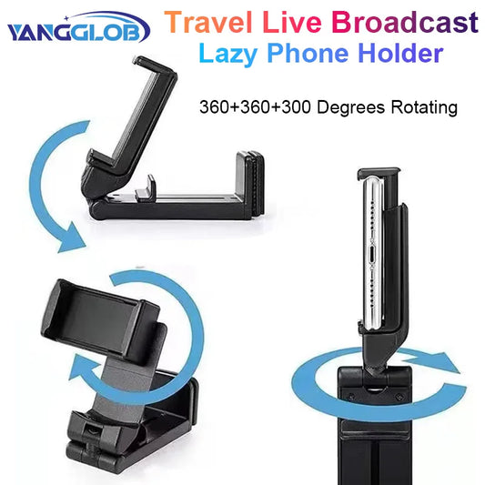 Airplane Phone Holder Portable Travel Stand Desk Flight Foldable