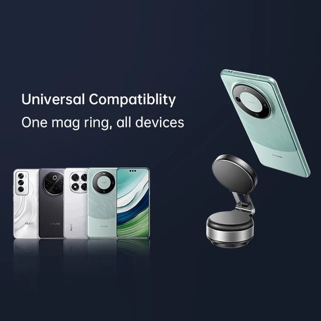 New Arrival Foldable Dashboard Magnetic Vacuum Suction Cup