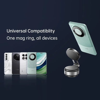 New Arrival Foldable Dashboard Magnetic Vacuum Suction Cup