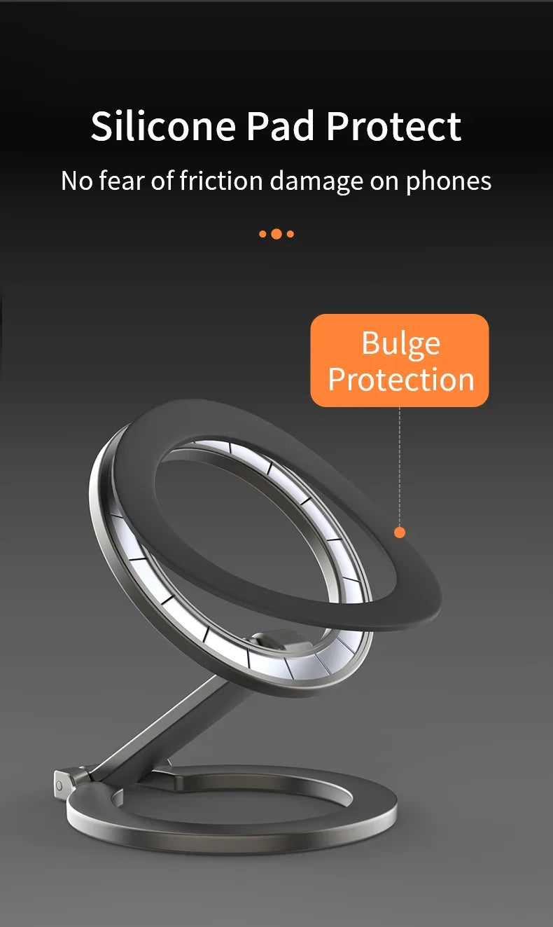 Double-Sided Magnetic Phone Ring Holder for MagSafe Kickstand
