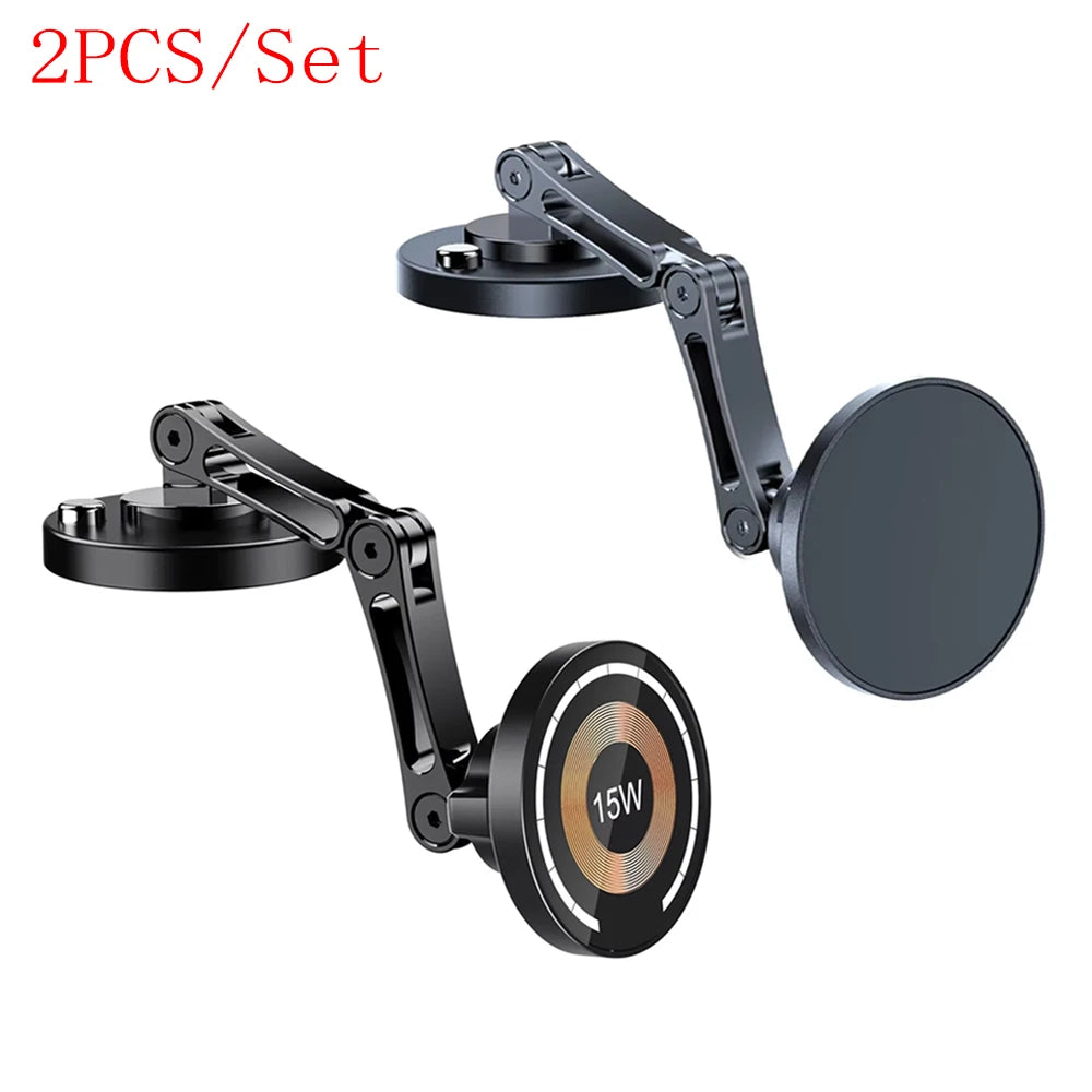 Magnetic Car Phone Holder Mount Wireless Charger Fast Charging