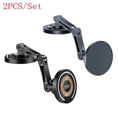Magnetic Car Phone Holder Mount Wireless Charger Fast Charging
