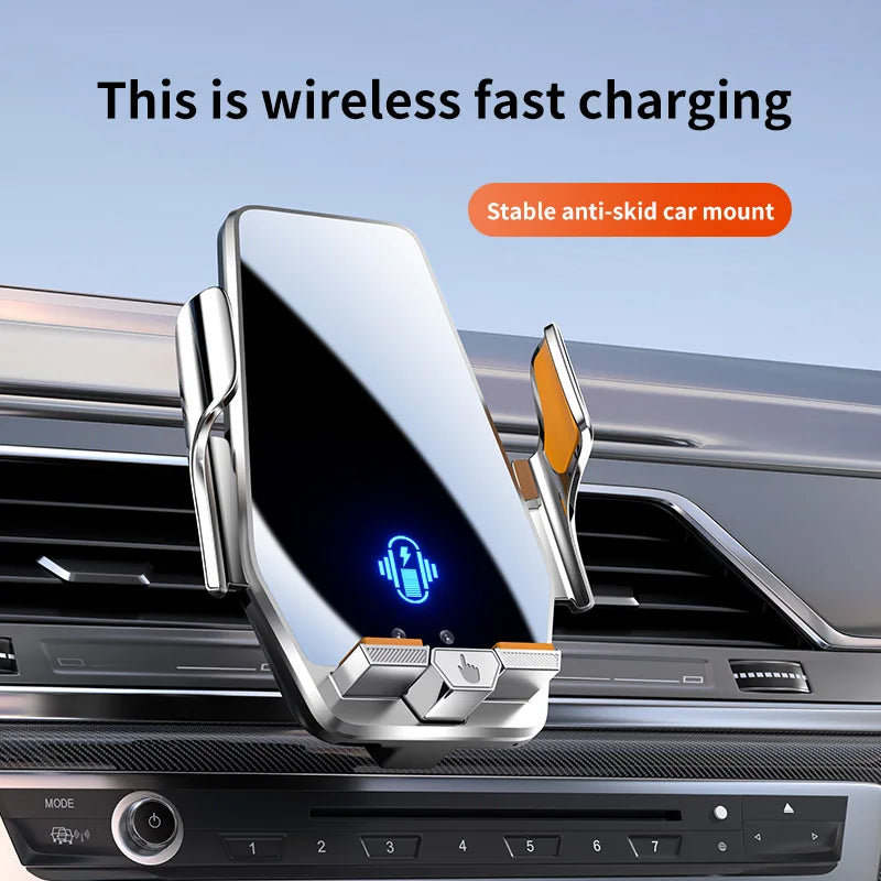 Max 66W Magnetic Head Car Phone Holder 15W Wireless Charger