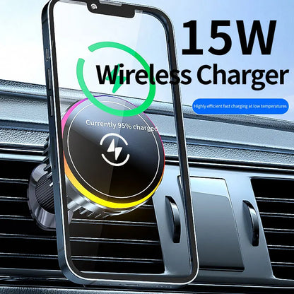 Car Phone Holder For BMW X1 U11Magnetic Wireless Charging