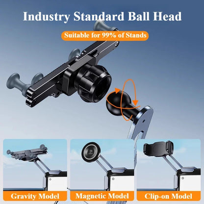 Hipacool Metal Car Screen Phone Holder Bracket Adjustable Magnetic Stand