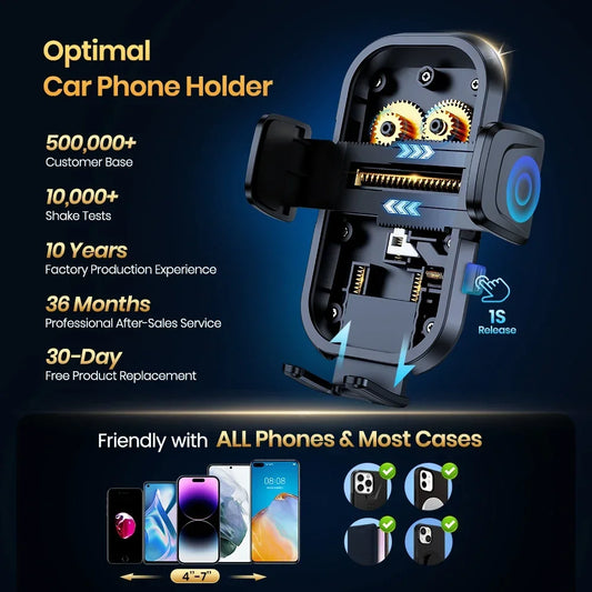 TOPK Car Phone Holder Phone Mount Car Suction Stand
