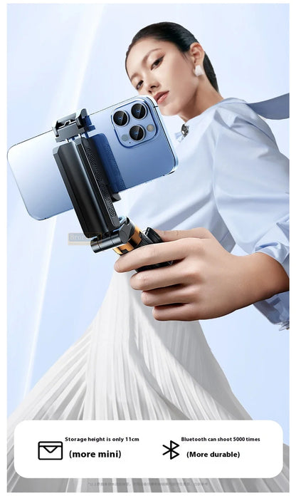 Portable Mini Remote Control Selfie Stick 360 Degree Rotation