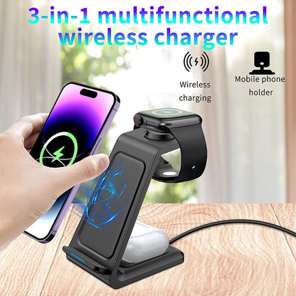 Universal 25W Fast Vertical Phone Stand Holder 3 in 1