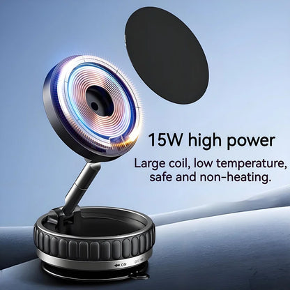 15W Universal Car Magnetic Phone Wireless Charging Holder