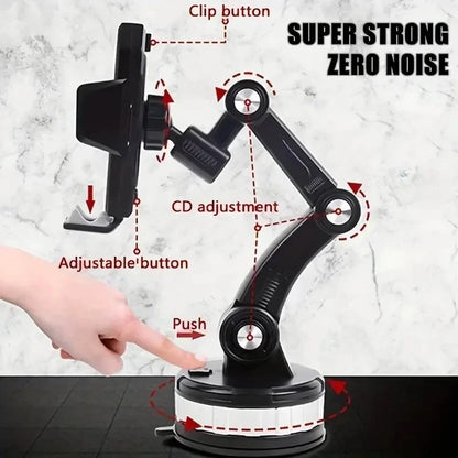 360°Rotating Car Sucker Phone Holder Driving Car Phone Stand