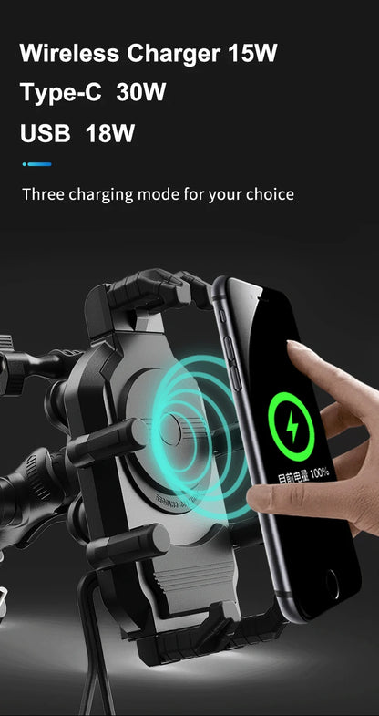 Fast Charger Stand 15W Wireless Charging Shockproof Smartphone