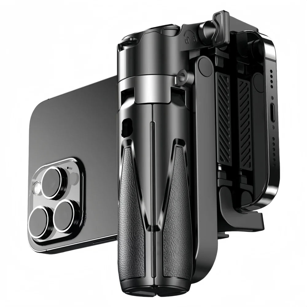 Portable Selfie Stick for Phones - Mini Bluetooth Remote Holder