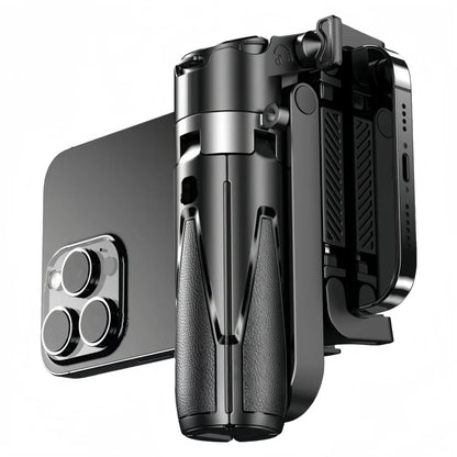 Portable Selfie Stick for Phones - Mini Bluetooth Remote Holder