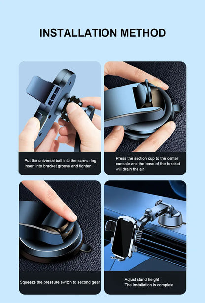 SEAMETAL Dashboard Phone Holder for Car Stable Suction Cup