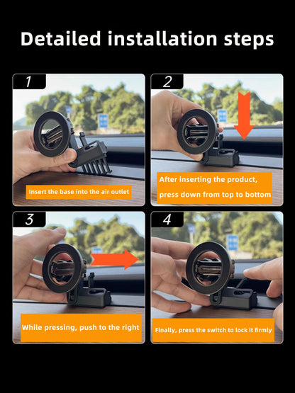 Adjustable Magnetic Car Phone Holder Mount for Tesla Model 3 Highland