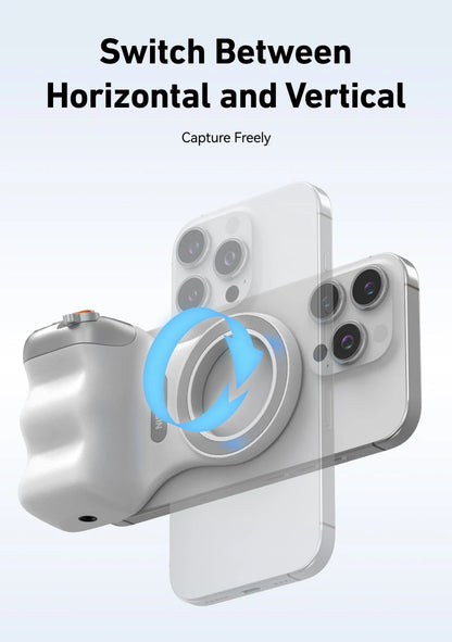 Phone Camera Shoot Hand Grip Magnetic Phone Holder