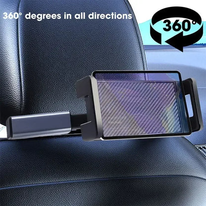 360°Rotation Car Headrest Backseat Mount Phone Car Holder