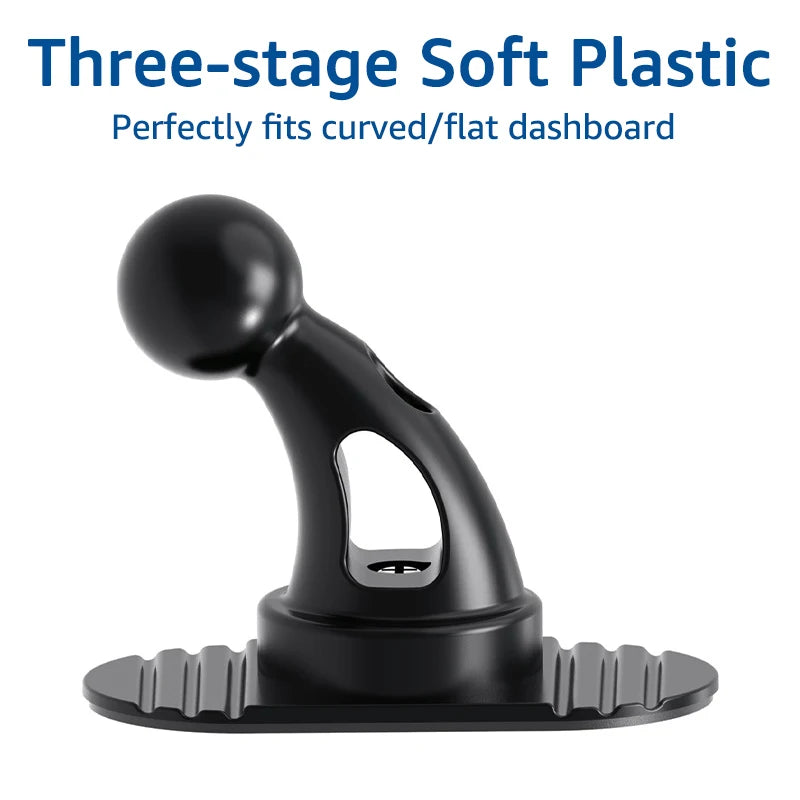 Universal 17mm Ball Head Sticker Base for Dashboard Car Phone Holder