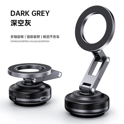 Magnetic Vacuum Adsorption Phone Car Holder Foldable