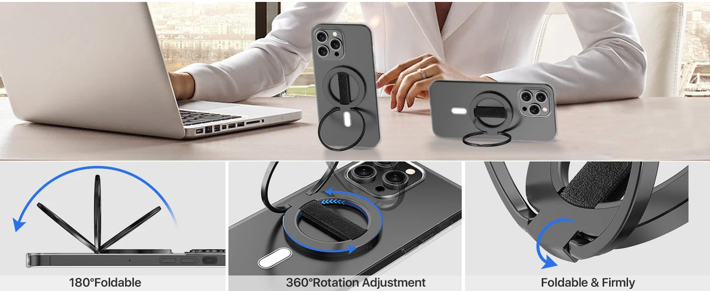 EWA MagOne Ultra Cell Phone Holder Kickstand Ring