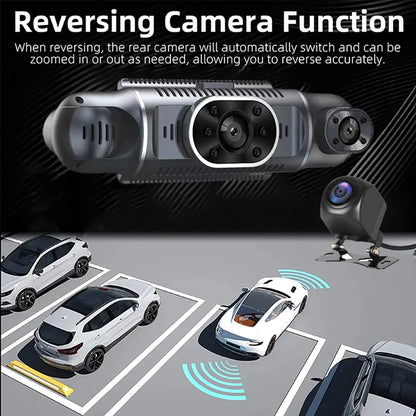 360 Degree Car DVR 4*1080P Video Recorder WIFI GPS Dash Cam
