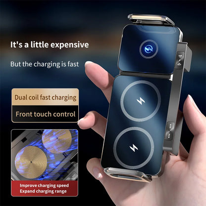 New High Intelligent Mobile Phone/Pad Holder Magnetic Car Charger